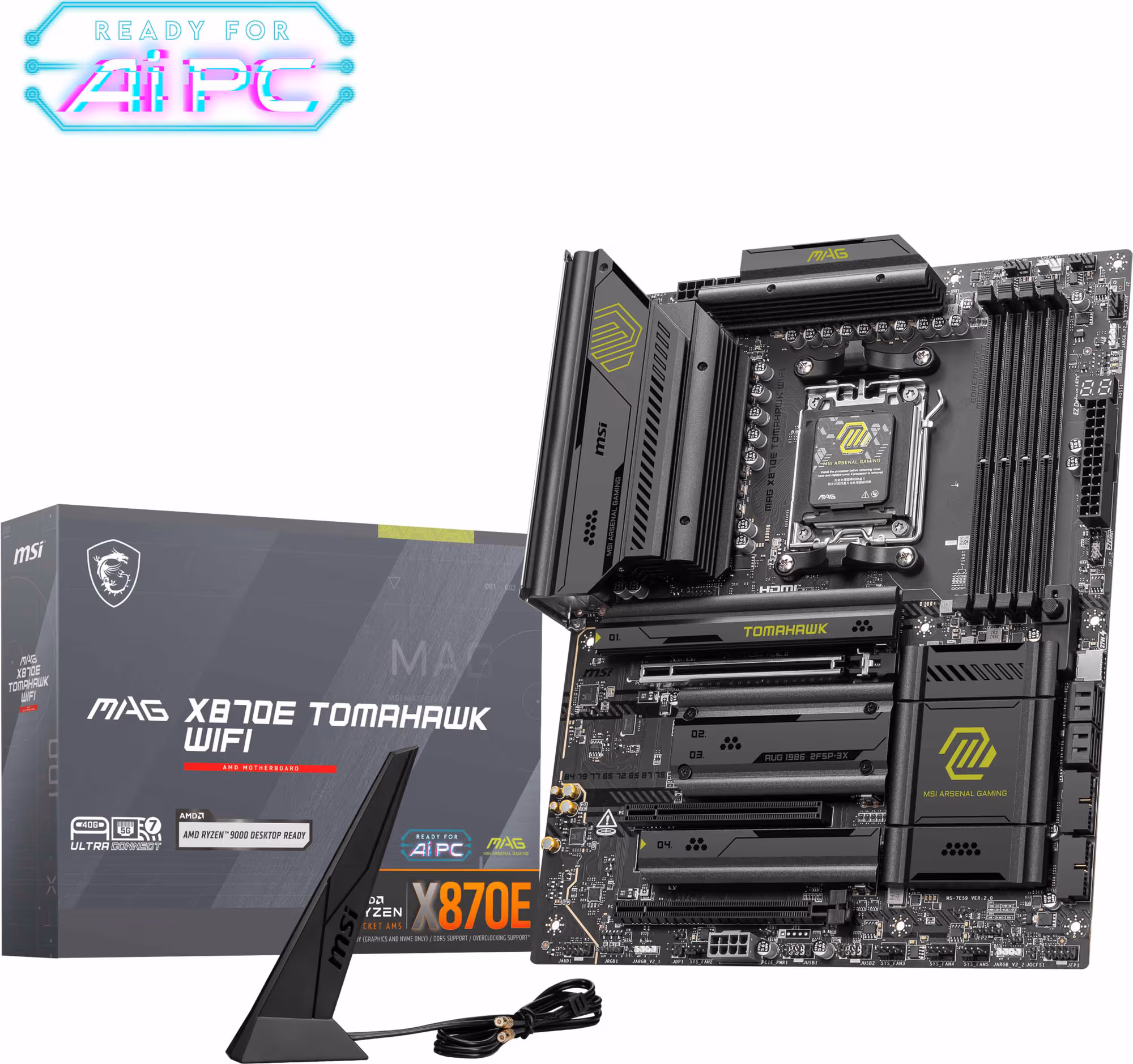 MSI MAG X870E TOMAHAWK WIFI, ATX-emolevy